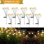 Solar Lights Outdoor LED Garden Light Solar Firefly Light Garden Decor Solar Lawn Lamp For Garden Yard Decor