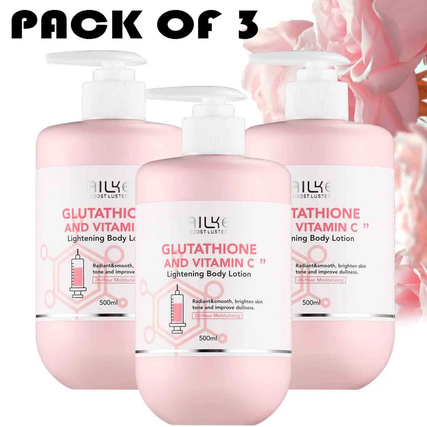 AILKE Glutathione Vitamin C Whitening Skin Care Set