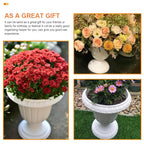 Durable Plastic Roman Column Planter Decorative Flower Pot Balcony Planter Home Decor Planters Garden Supplies Household Flower