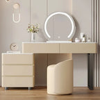 Light luxury dresser modern simple integrated small apartment storage cabinet desk retractable makeup table