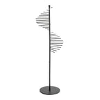 Iron Scarf Display Rack - Floor Standing Spiral Display Rack Clothing Store Hanging Scarf Display Rack Pants Rack
