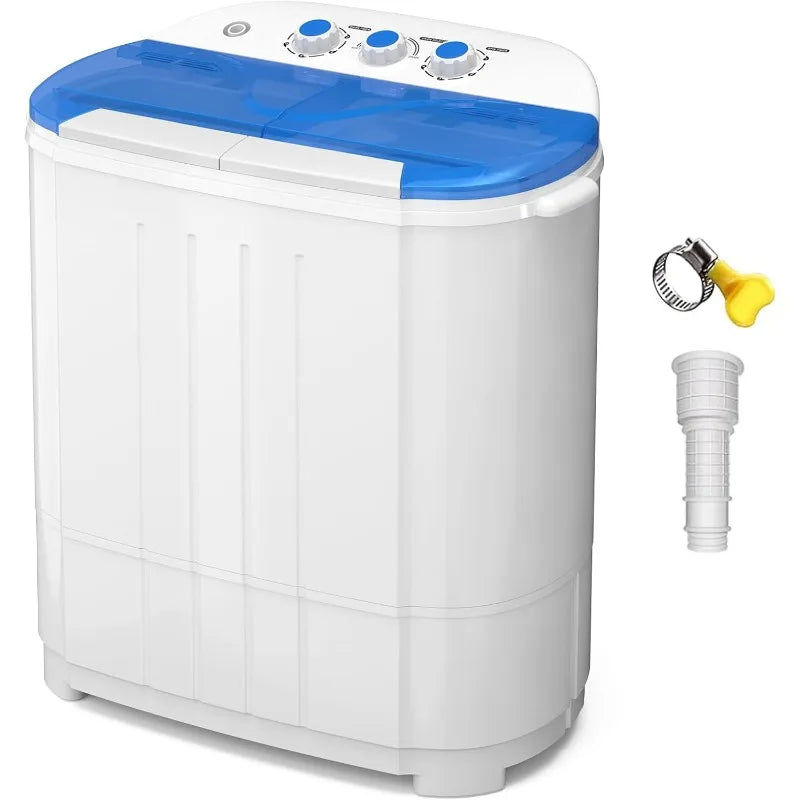 VCJ Portable Washing Machine, Twin Tub Washing Machine Laundry Compact