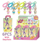 1-6PCS Angel Girl Candy House Series Blind Box Set Doll Trendy Play Keychain Pendant Gift Family and Friends Small Gifts