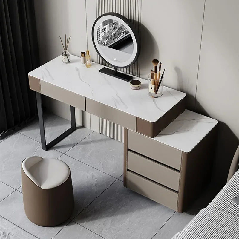 Beauty Dressers Makeup Vanities Stand Minimalist Cheap Mirror closet organizer Chest Children's Desk Table Room Salon Furniture