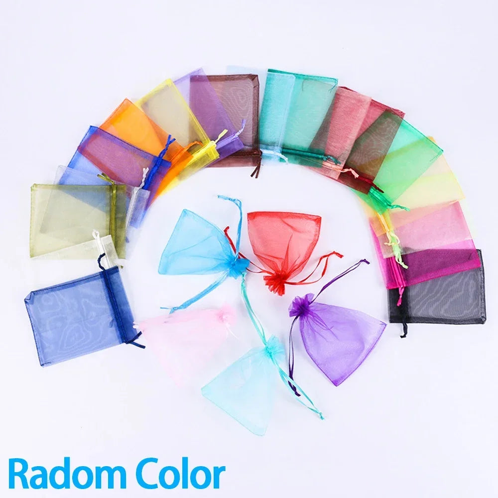 50/100pcs Grapes Fruit Grow Bags Netting Mesh For Strawberry Vegetable Plant Protection Gift Organza Bags Anti-Bird Garden Tools