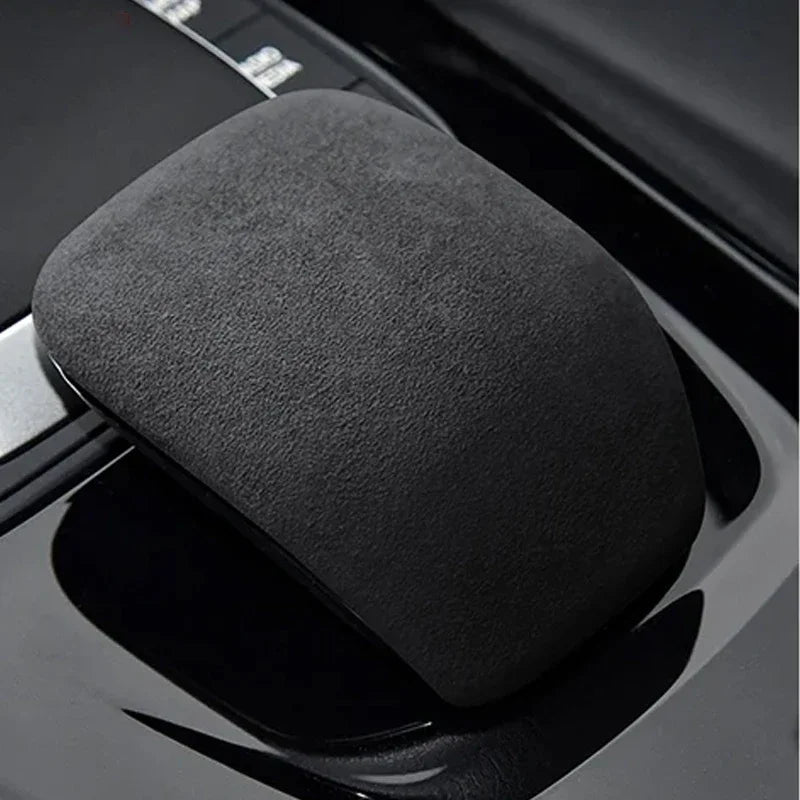 For Mercedes-Benz A-Class/CLA-Class/AMG 2019 to Present Alcan tara Gear Shift Knob Cove Car Gearshift Handle Protective Shell