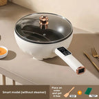 Large Capacity Multi-Functional Electrical Wok Cooker Stainless Steel Integrated Electrical Heating Pot Direct Manufacturer Sale