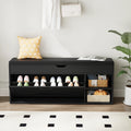 VOWNER Shoe Bench Cabinet with 1 Flip Drawers and 2 Compartments