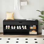 VOWNER Shoe Bench Cabinet with 1 Flip Drawers and 2 Compartments