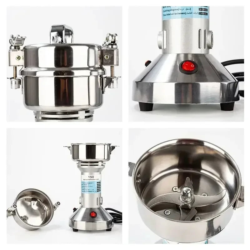 150G Grinding Machine Ultrafine Grinder Chinese Medicinal Materials Mill Home Mill Commercial Small Grains Miscellaneous Grains