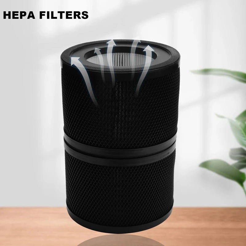 2-Pack Replacement TRUE HEPA Filters Compatible For Taotronics TT-AP001 And VAVA VA-EE014 Air Purifiers