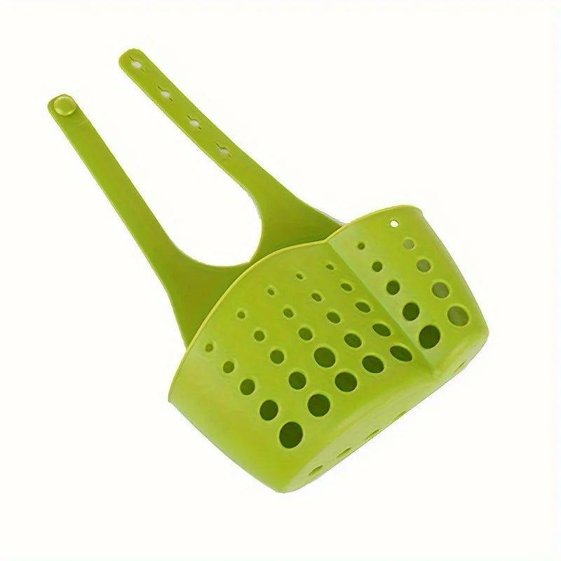Kitchen Sink Sponge Drainer Storage Rack, Hanging Drain Basket, Bathroom Basin Organizer, Hanging Storage Hold Accessories