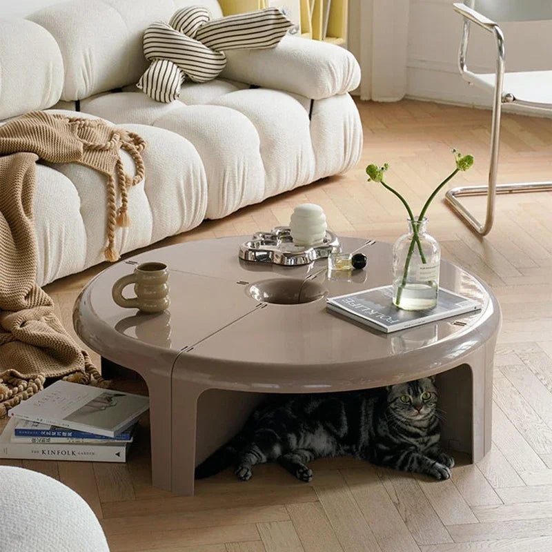 Nordic Living Room Coffee Table Creative Combination Splicing Round Coffee Table Multi-functional Home Living Room Furniture