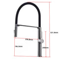 Gunmetal Rubber Kitchen Faucet Mixer Rotation Pull Down Stream Sprayer Taps Hot And Cold Water Single Hole Single Handle Faucet