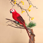 Creative Foam Feather Artificial Parrot Artificial Simulation Foam Bird Fake Animal Bird Garden Bird Prop Decor Home Ornament