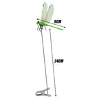 20/1x Simulated Dragonfly Insert Clip Wear Resist Bug Repellent Dragonfly Clamp 3D Artificial Hat Clip for Patio Decor Gardening