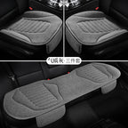 All-Season Linen Car Seat Covers Universal Fit for Sedans SUVs Trucks - Breathable Durable Comfortable Interior Accessories