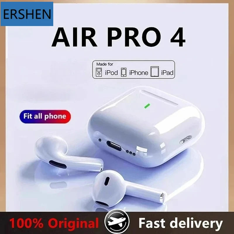 For Original Pro4 pro 4C-type Wireless Headphone Bluetooth Earphone e In Ear Tws Headphones Air Smartphones  For AirPods