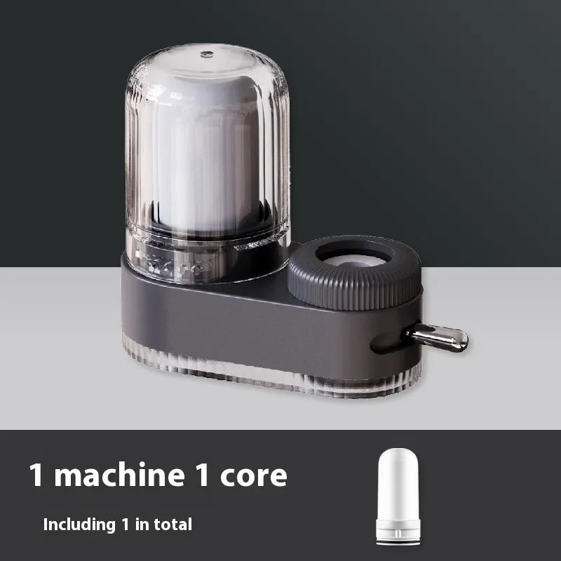 Kitchen Faucet Water Filter 3-Stage Anti-Splash Chlorine Removal Lead-Free Cartridge Easy Install for Home Sink