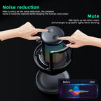 USB Microphone with RGB Control/Headphone jack/Mute,MIC for PC Gaming Recording Streaming