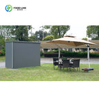 Customized Outdoor Kitchen Cabinet with Gas Stove Modular BBQ Island Stainless Steel for Patio Cooking