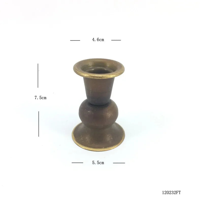 Single Headed Metal Candlestick Romantic Wedding Decorations Iron Art Candle Holders Living Room Candlelight Dinner Decoration
