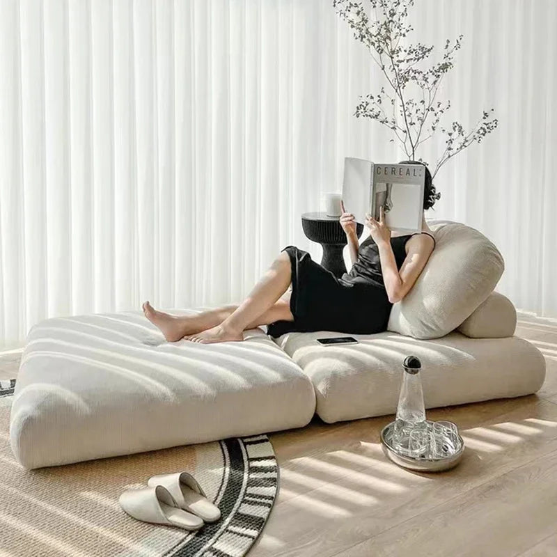 Single Sofa Bed Recliner Lounger Convertible Tatami Sofas Sets Tiny House Relaxing Giant Pouf Luxury Comfort Bedroom Furniture