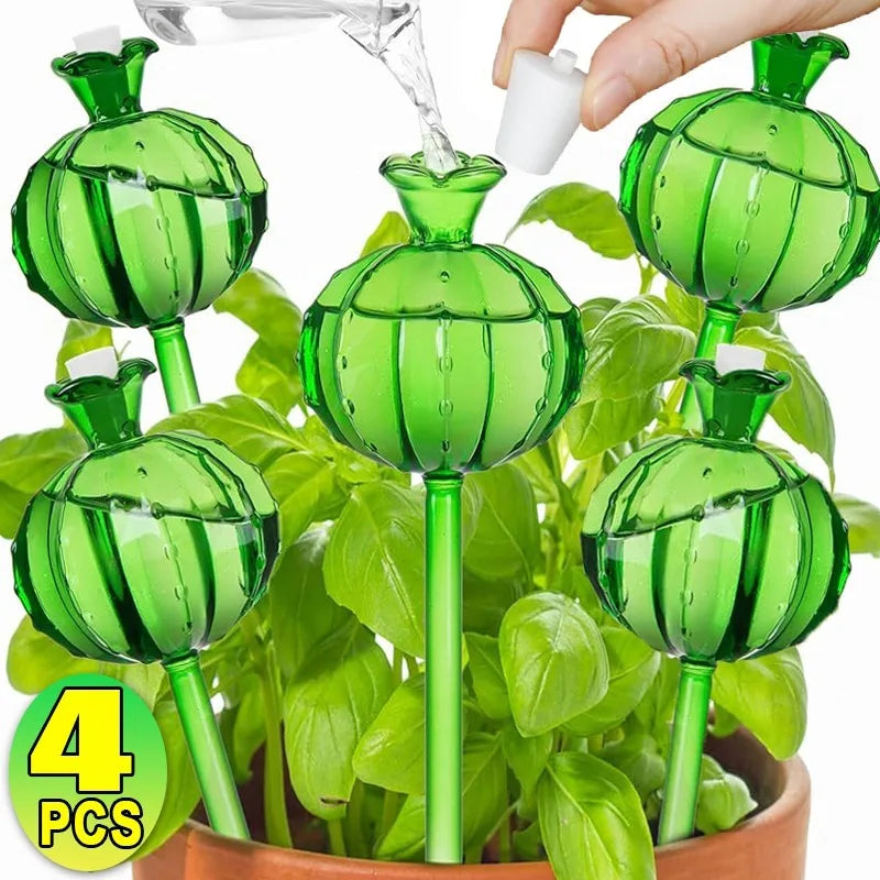 Self Watering Kits Glass Waterers Drip Irrigation Devices Plant Watering Device Gardening Indoor Flowers Plant Irrigation System