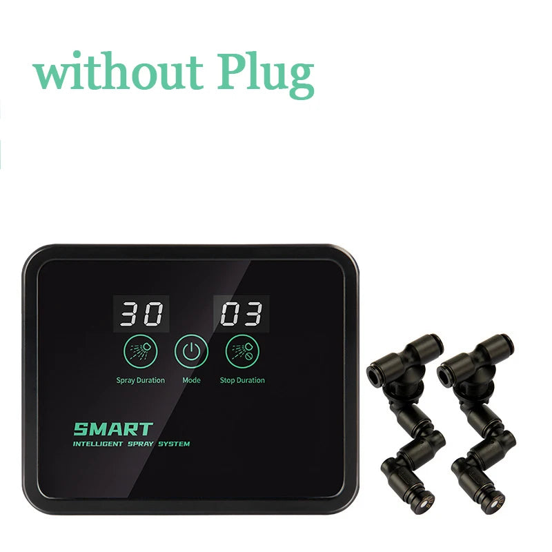 Intelligent Reptile Fogger Terrariums Humidifier Electronic Timer Automatic Mist Rainforest Spray System Kit Sprinkler Control