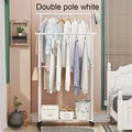 Clothes drying rack Simple floor storage rack Shoe hat rack Household bedroom coat rack Balcony drying rack