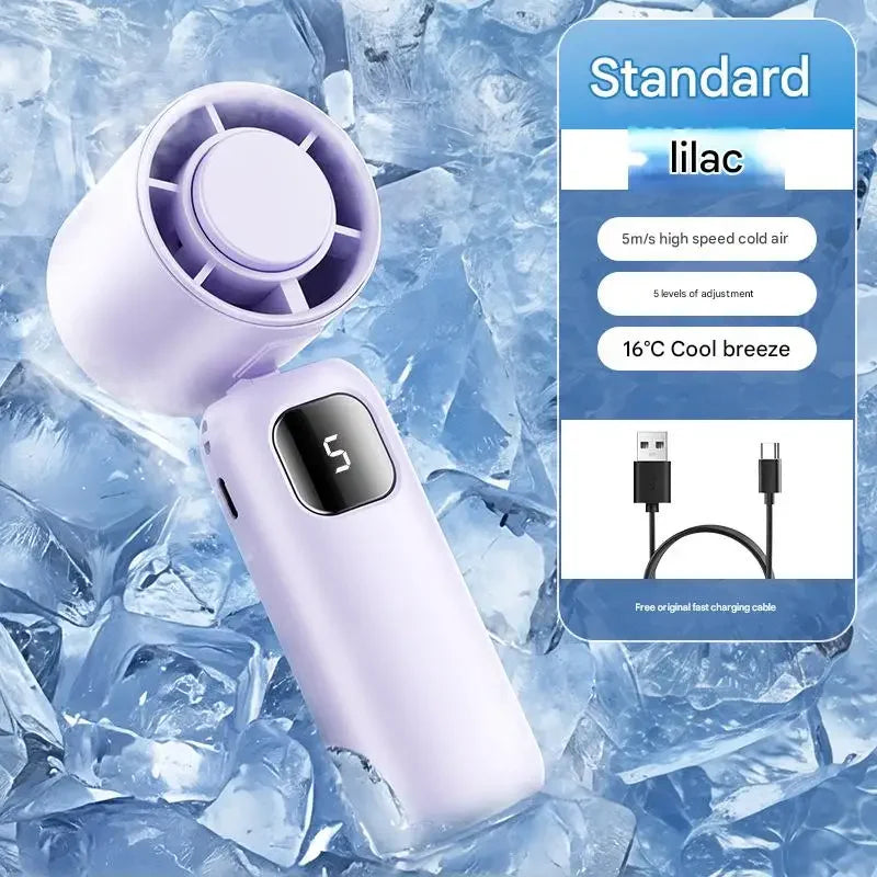 Xiaomi 2025 Electric Fan Portable Turbo Fan Rechargeable Cooling Handh