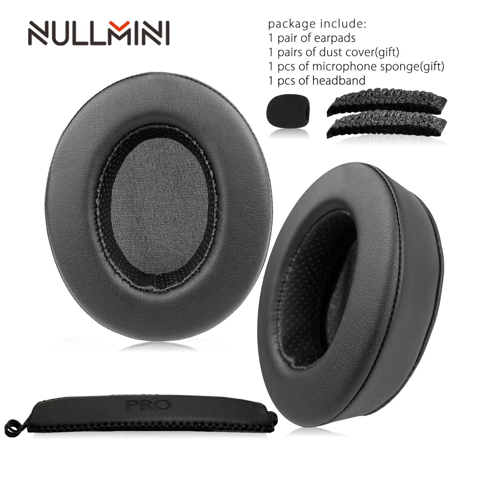 NullMini Replacement Earpads For Logitech G Pro X Headphone Cooling Gel Earmuffs Ear Cover Headband HeadBeam