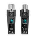 Dynamic Microphone Wireless UHF Converter XLR Wireless Microphone System Transmitter and Mic Receiver for Audio Mixer Guitar