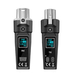 Dynamic Microphone Wireless UHF Converter XLR Wireless Microphone System Transmitter and Mic Receiver for Audio Mixer Guitar