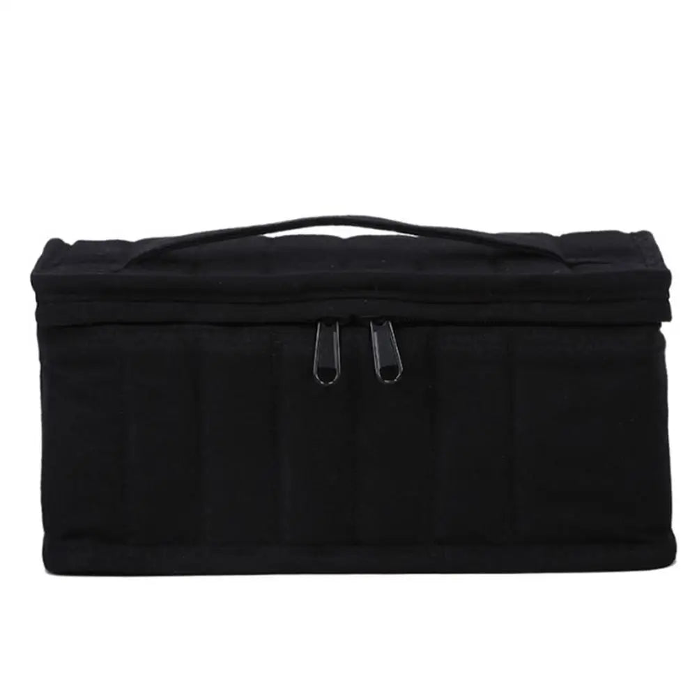 Essential Oil Case 38 Slots 5ML 10ML 15ML Perfume Oil Essential Oil Box Travel Portable Carrying Holder Nail Polish Storage Bag