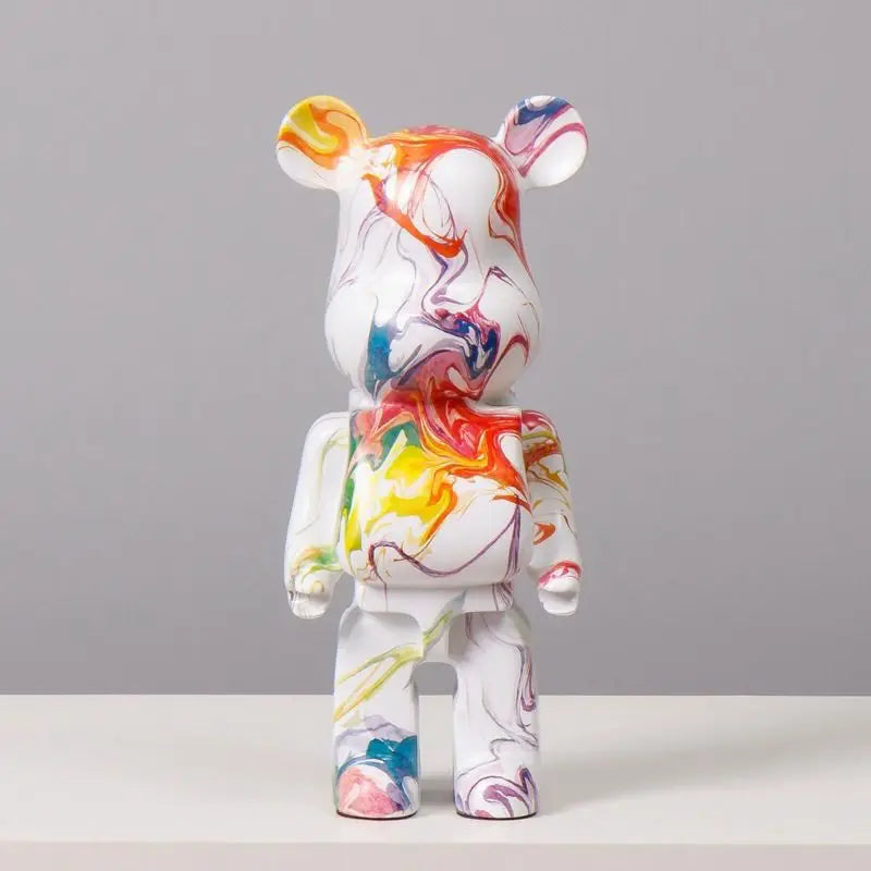 28-35CM Bear Figurines Home DecorationAccessories Modern Stvle Desk DecorationNordic Home Decor Living Room DecorationStatue