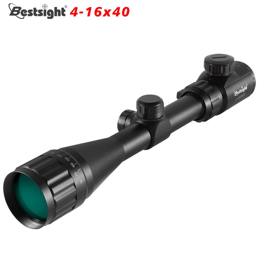 4-16x40 AOE Hunting Riflescope with Red & Green Dot Illuminated Sight