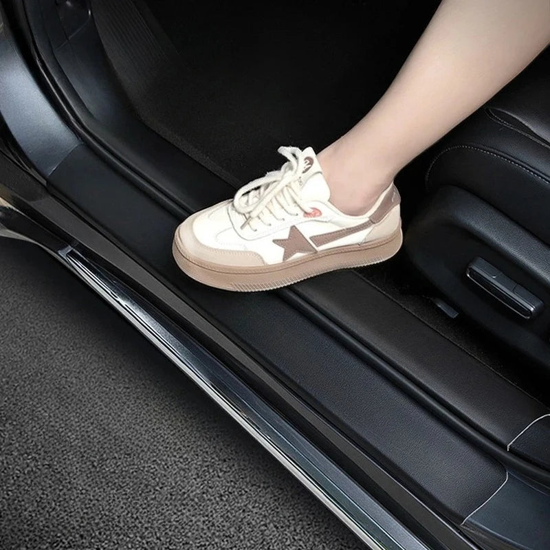 For BYD Yuan UP Pro 2024 2025 Car Door Threshold Strip Protective Stickers Door Trunk Scratch Trampling Resistant Stickers Pad