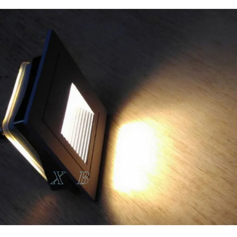 Outdoor Footlight Recessed Corner Wall Lamp Exterior Garden Light LED 3W 5W 10W Underground Waterproof Led Step Stair Lights