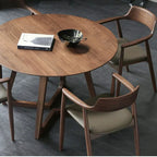Nordic Round Table Solid Wood Table Family Small  Living Room Simple Modern Dining Table Furniture Dining Round muebles