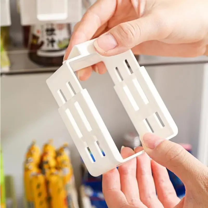 Kitchen bedroom storage solution side refrigerator door partition buckle organization accessories, space management