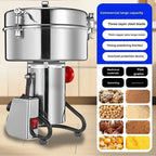 4500G Commercial Grain Grinder High Speed 4500W Cereals Medicinal Materials Spices Powder Crusher Stainless Steel Coffee Grinder