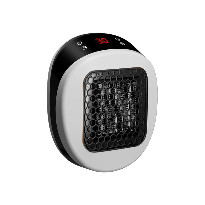 MSS 600W Plug In Heater Wall Mounted Heater Intelligent Air Heater Home Heating Warmer Fan for Home Bathroom Bedroom PTC Ceramic