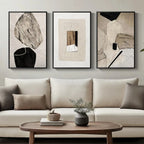 Modern Minimalist Abstract Wall Art (Set of 3)