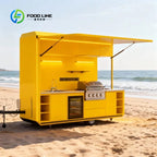 Customized High End Premium Outdoor Camping Kitchen Green Easy Install Combined Furniture Picnic Yard Party Leisure Equipment