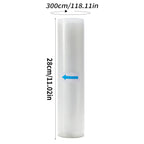 Vacuum Sealer Bags Rolls for Food Commercial Grade BPA Free Puncture Prevention Great for Sous Vide Cooking
