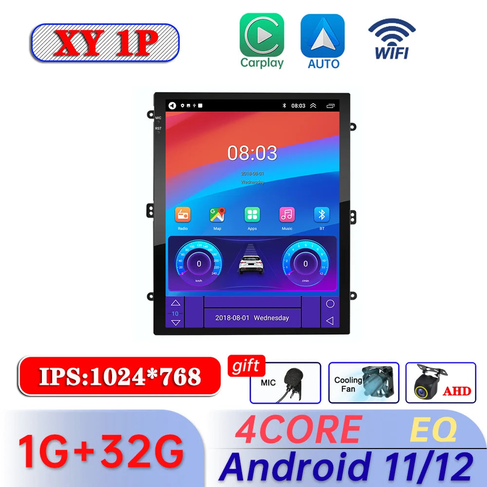 Car adio For Tesla Style 9.7inch Host Wireless Carplay Android auto For KIA TOYOTA Nissan Honda Opel Car Multimedia Player