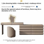 Japanese Modern Luxury Vanity Dresser Storage Women Cabinet Drawer Dressing Table Modern Women Penteadeira Trendy Furniture