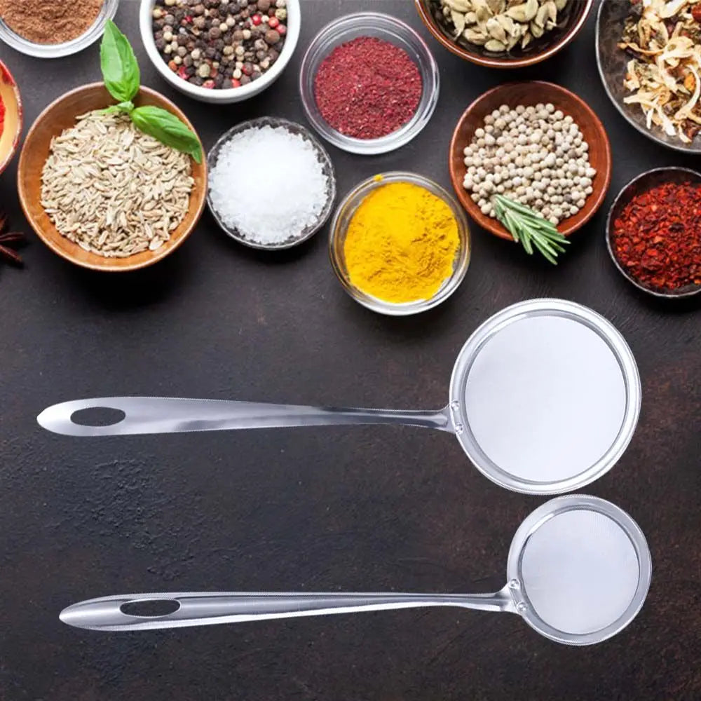 Stainless Steel Practical Kitchen Kitchen Gadget Baking Cooking Tool Filter Spoon Strainer Oil Skimmer Colander