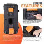 Foldable Carrying Case Oxford Cloth Protection Speaker Storage with Handle Storage Bags Pouch Double Zipper for JBL PARTYBOX 710